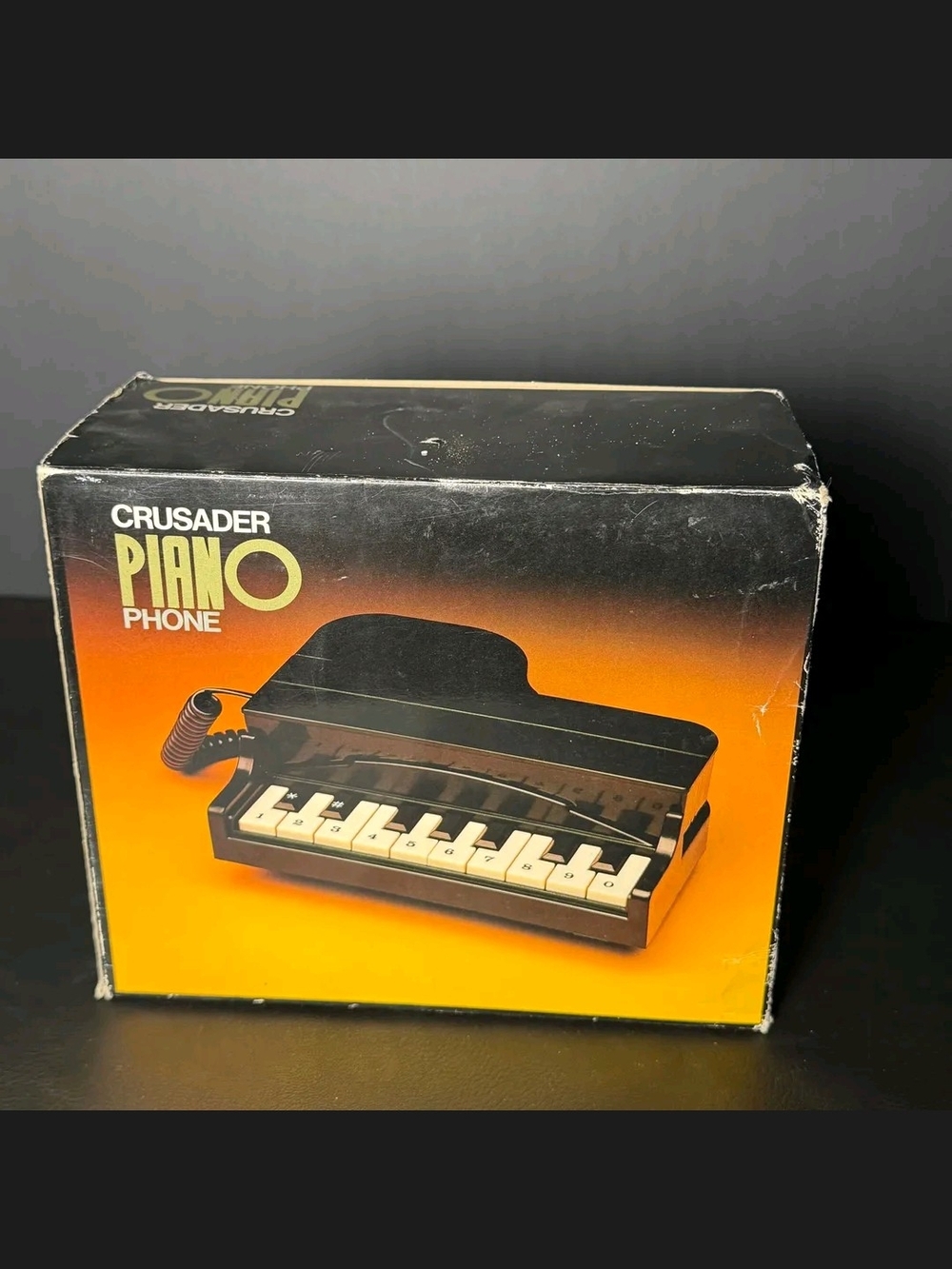 Vintage Piano Phone - Black